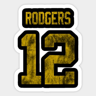 Aaron Rodgers 12 Sticker